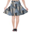 Pattern Texture Form Background Velvet High Waist Skirt View2