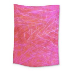 Pink Background Abstract Texture Medium Tapestry