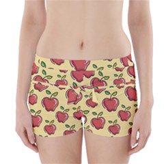 Seamless Pattern Healthy Fruit Boyleg Bikini Wrap Bottoms by Nexatart