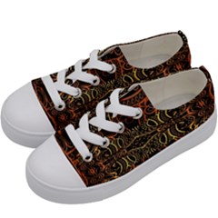 Gorgeous Aztec Design By Kiekie Strickland Kids  Low Top Canvas Sneakers by flipstylezfashionsLLC