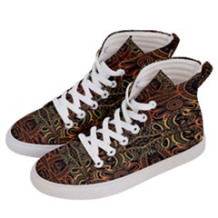 Gorgeous Aztec Design By Kiekie Strickland Men s Hi-top Skate Sneakers by flipstylezfashionsLLC