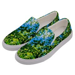 Forest   Strain Towards The Light Men s Canvas Slip Ons by FunnyCow