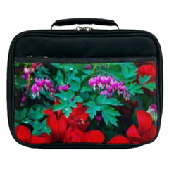 Bleeding Heart Flowers Lunch Bag by FunnyCow