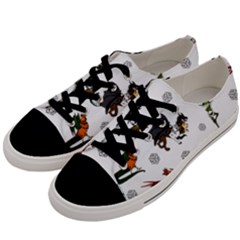 Dundgeon And Dragons Dice And Creatures Men s Low Top Canvas Sneakers by IIPhotographyAndDesigns