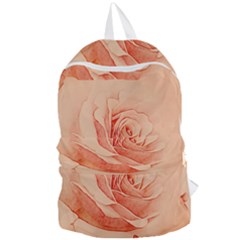 Wonderful Rose In Soft Colors Foldable Lightweight Backpack by FantasyWorld7