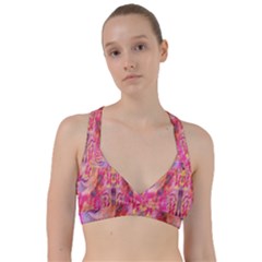 Pink And Purple Beautiful Golden And Purple Butterflies Created By Flipstylez Designs Sweetheart Sports Bra by flipstylezfashionsLLC