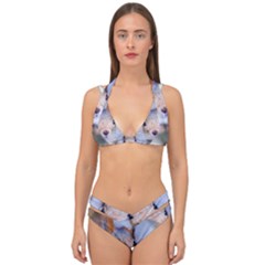 Squirrel Looks At You Double Strap Halter Bikini Set by FunnyCow