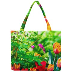 Bleeding Heart Flowers In Spring Mini Tote Bag by FunnyCow