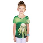 Dandelion Flower Green Chief Kids  One Piece Tee