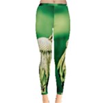 Dandelion Flower Green Chief Inside Out Leggings