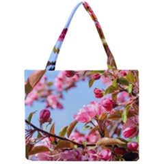 Crab Apple Blossoms Mini Tote Bag by FunnyCow