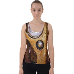 Vintage Off Roader Car Headlight Velvet Tank Top by FunnyCow