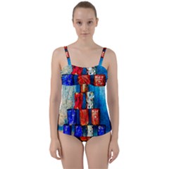 Soup Cans   After The Lunch Twist Front Tankini Set by FunnyCow