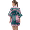 A Pink Dream Quarter Sleeve Kimono Robe View2