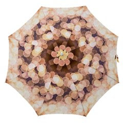 Warm Color Brown Light Pattern Straight Umbrellas by FunnyCow