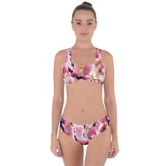 Blooming Almond At Sunset Criss Cross Bikini Set by FunnyCow