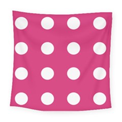 Pink Dot Square Tapestry (large)