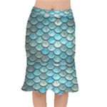 Aqua Mermaid Scale Mermaid Skirt
