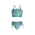 Aqua Mermaid Scale Girls  Tankini Swimsuit