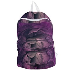 Wonderful Flower In Ultra Violet Colors Foldable Lightweight Backpack by FantasyWorld7