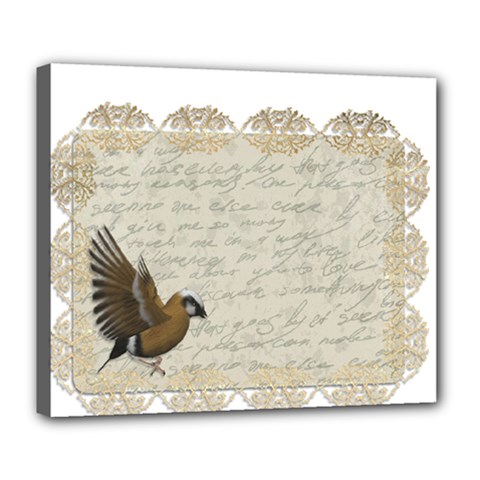 Tag Bird Deluxe Canvas 24  X 20  (stretched) by vintage2030