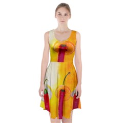 Three Red Chili Peppers Racerback Midi Dress by FunnyCow