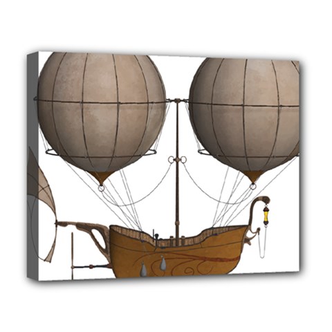 Air Ship 1300078 1280 Deluxe Canvas 20  X 16  (stretched) by vintage2030