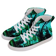 Hot Day In Dallas 50 Men s Hi-top Skate Sneakers by bestdesignintheworld