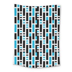 Linear Sequence Pattern Design Medium Tapestry by dflcprintsclothing