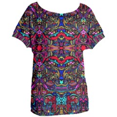 Color Maze Of Minds Women s Oversized Tee by MRTACPANS