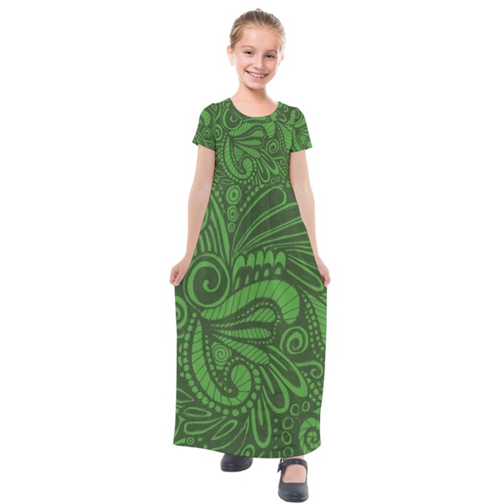 Natural Universe Kids  Short Sleeve Maxi Dress