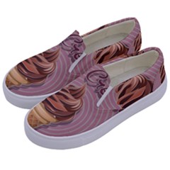 Pop Art Ice Cream Kids  Canvas Slip Ons by Valentinaart