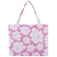 Beauty Flower Floral Pink Mini Tote Bag by Alisyart