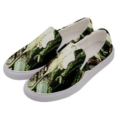 There Is No Promisse Rain 4 Men s Canvas Slip Ons by bestdesignintheworld