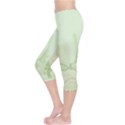 Pastel Roses Background Romantic Capri Leggings  View3