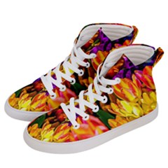 Fancy Tulip Flowers In Spring Women s Hi-top Skate Sneakers by FunnyCow