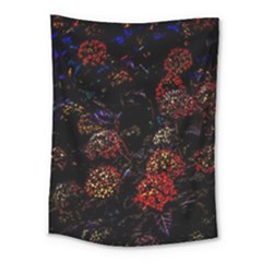 Floral Fireworks Medium Tapestry by FunnyCow