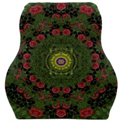 Sunshine Mandala In Rose Heaven Car Seat Velour Cushion  by pepitasart