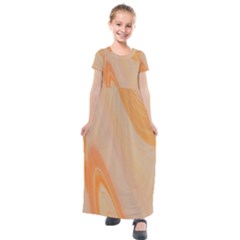 Orange 2 Kids  Short Sleeve Maxi Dress