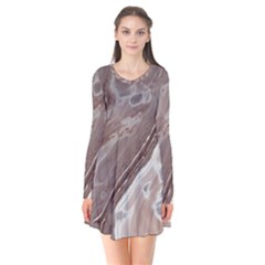 Mud Long Sleeve V-neck Flare Dress by WILLBIRDWELL