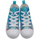 Hearts Colors Kid s Mid-Top Canvas Sneakers View1