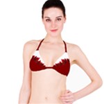 Canada Maple Leaf Bikini Top