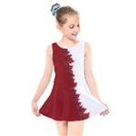 Canada Maple Leaf Kids  Skater Dress Swimsuit