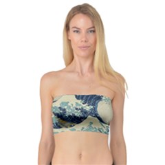 The Classic Japanese Great Wave Off Kanagawa By Hokusai Bandeau Top by PodArtist