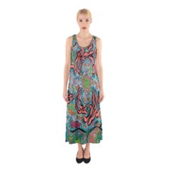 Octopusquad Sleeveless Maxi Dress