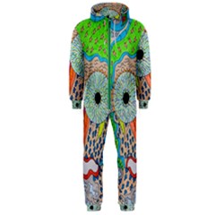 Cosmic Owl Hooded Jumpsuit (men) 