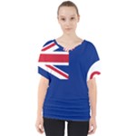 Government Ensign of Northern Ireland, 1929-1973 V-Neck Dolman Drape Top