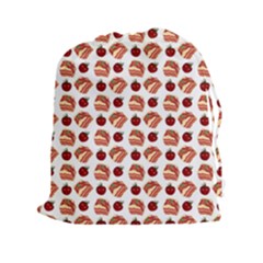 Pasta Pattern Drawstring Pouch (xxl) by snowwhitegirl