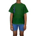 Flag of the Green Mountain Boys Kids  Short Sleeve Swimwear