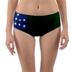 Flag of the Green Mountain Boys Reversible Mid-Waist Bikini Bottoms